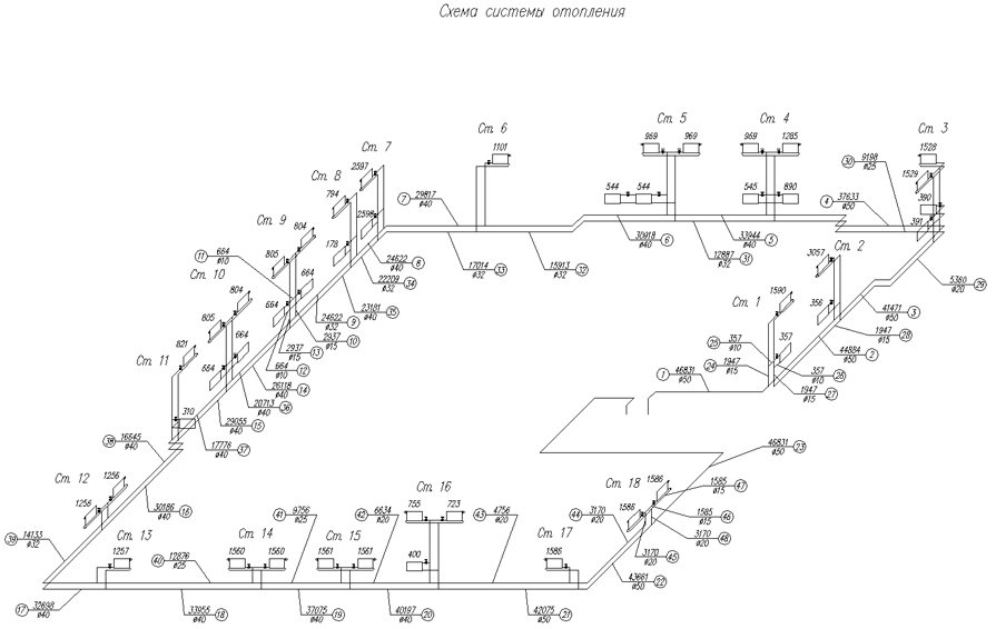 Самоучитель AutoCAD. Создание чертежа аксонометрии трубопровода.